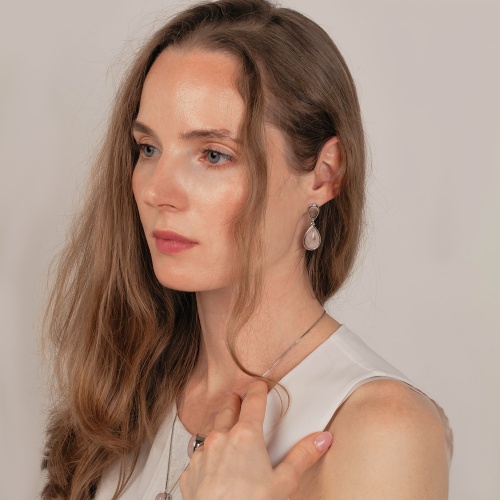 Серьги Possebon Q. Rose, A0381.7 S фото 2